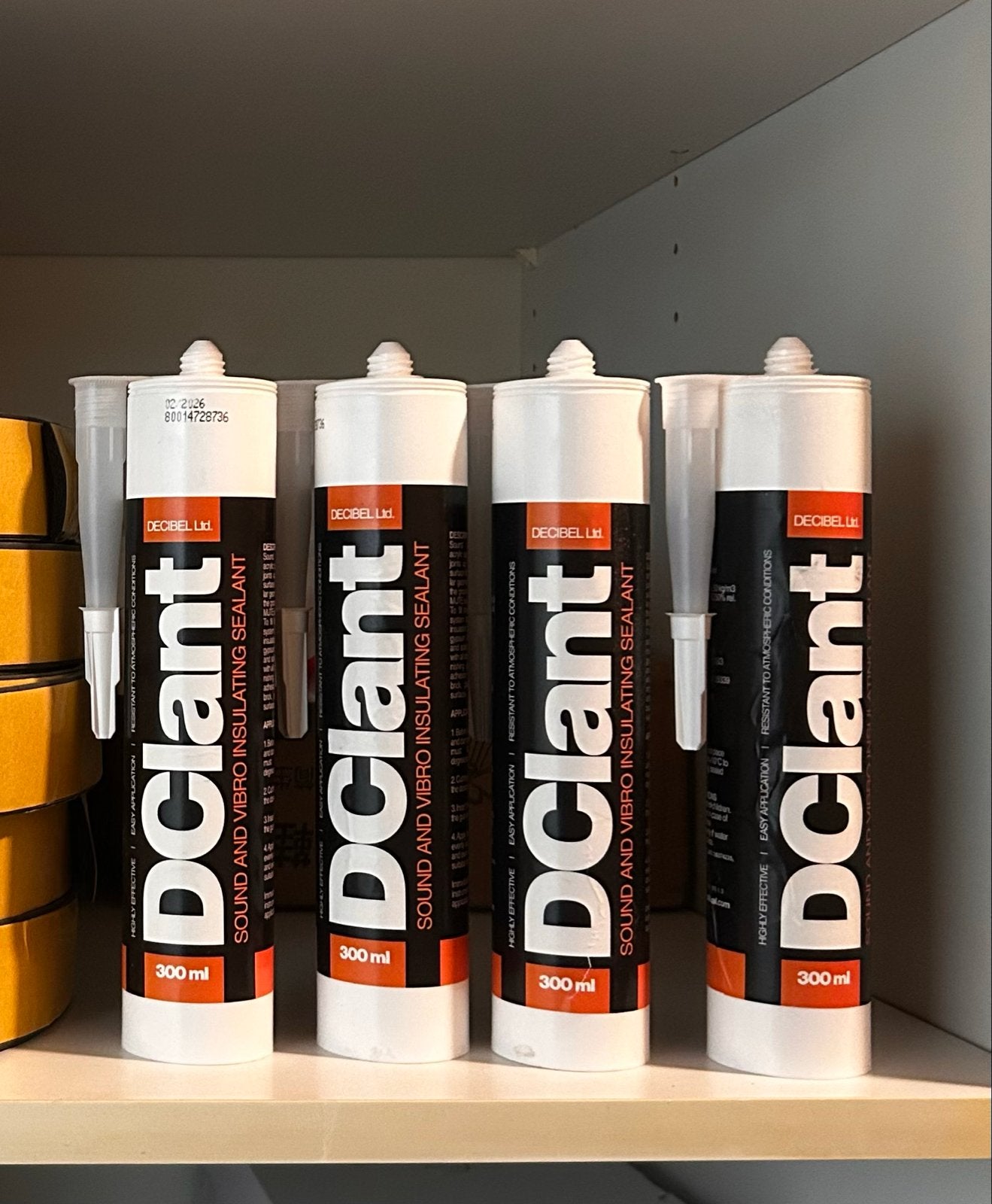 Dclant Geluids- en Trillingsisolerende Siliconenkit, Overige materialen, Nieuw, Minder dan 5 m², Vloerisolatie