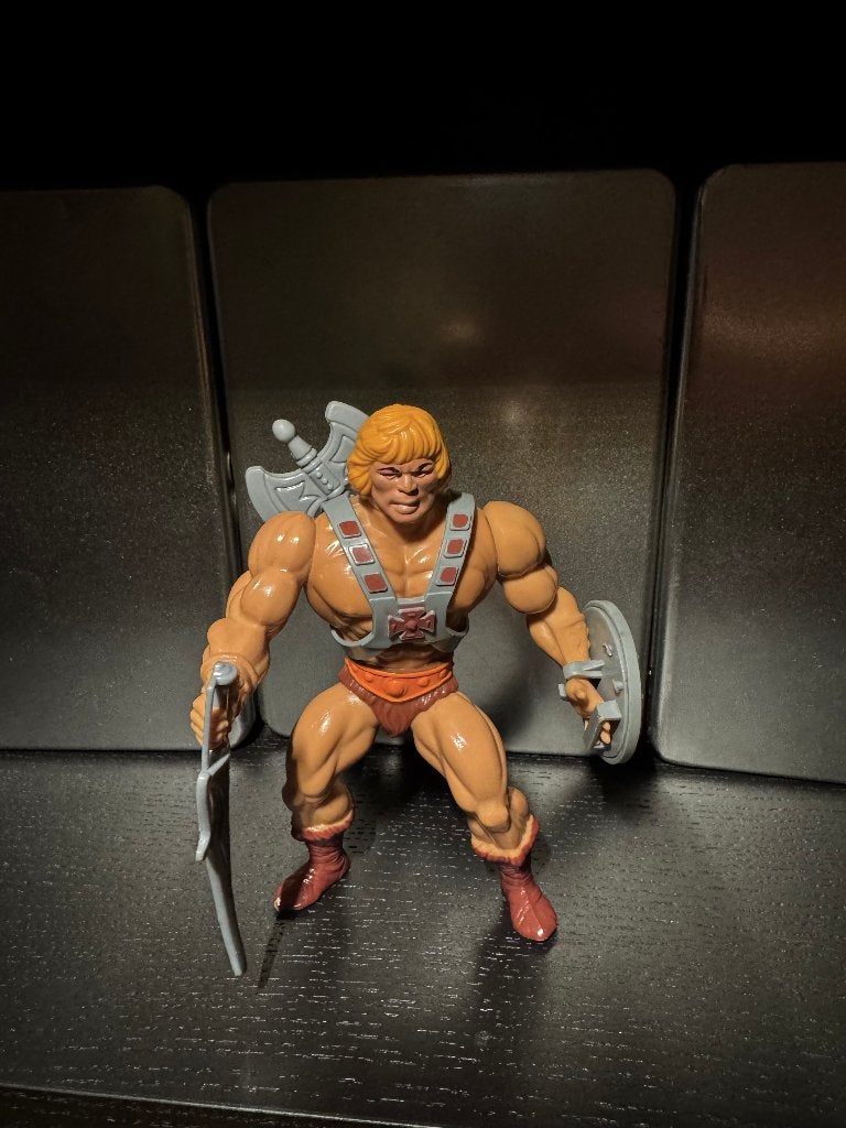 He-Man MOTU (1982) - Hard Head - 100% Compleet & Perfect!, Verzamelen, Ophalen of Verzenden, Zo goed als nieuw, Pop