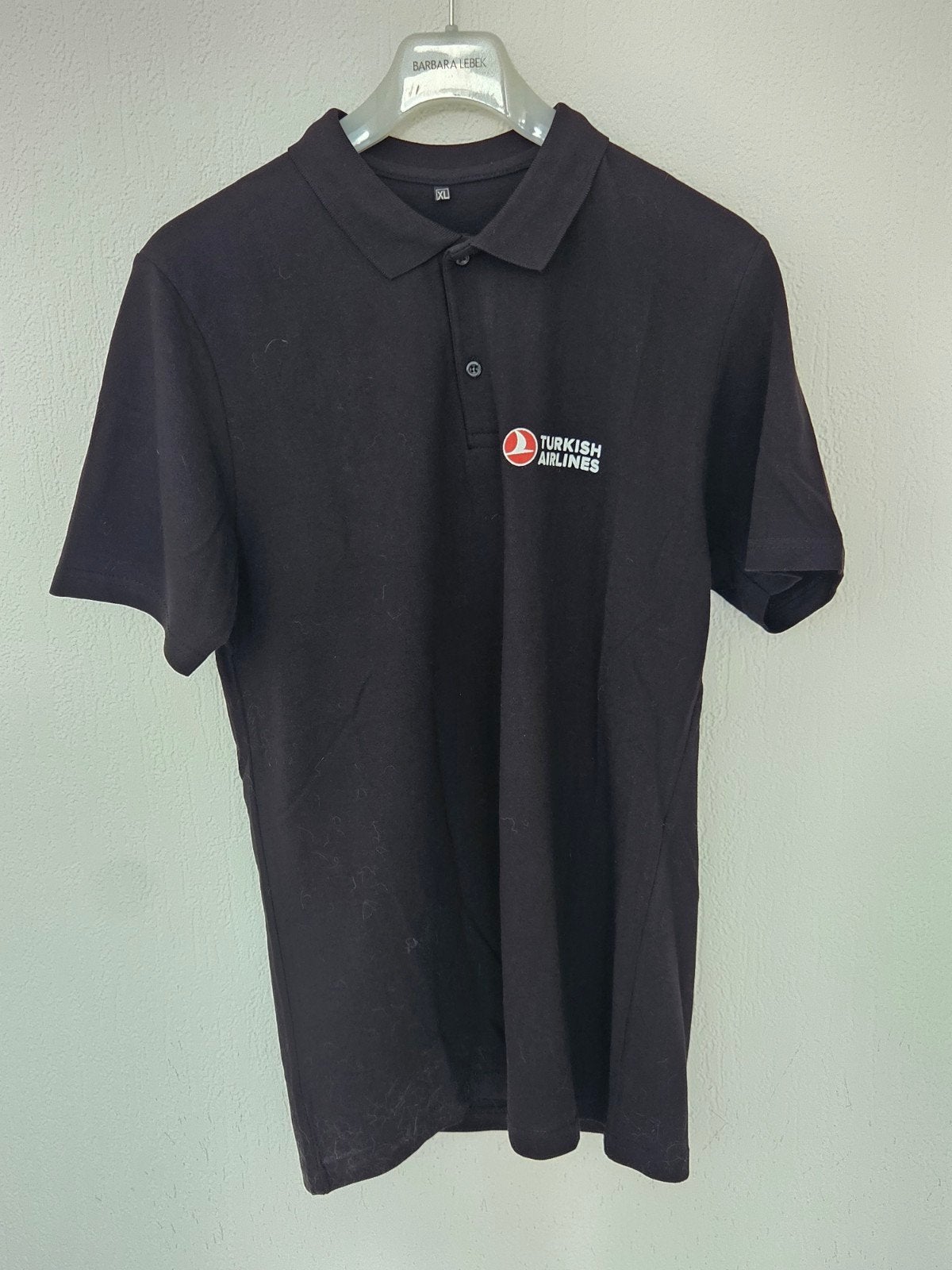 Nieuw Turkish Airlines T-shirt - Maat XL (valt als L), Maat 52/54 (L), Turkish Airlines, Zwart, Nieuw