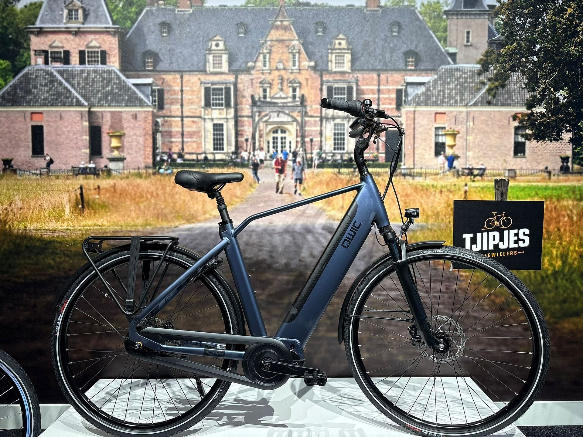 QWIC Premium MN7 elektrische Herenfiets Blauw | Actie €1.799, -, -, Nieuw, 51 tot 55 cm