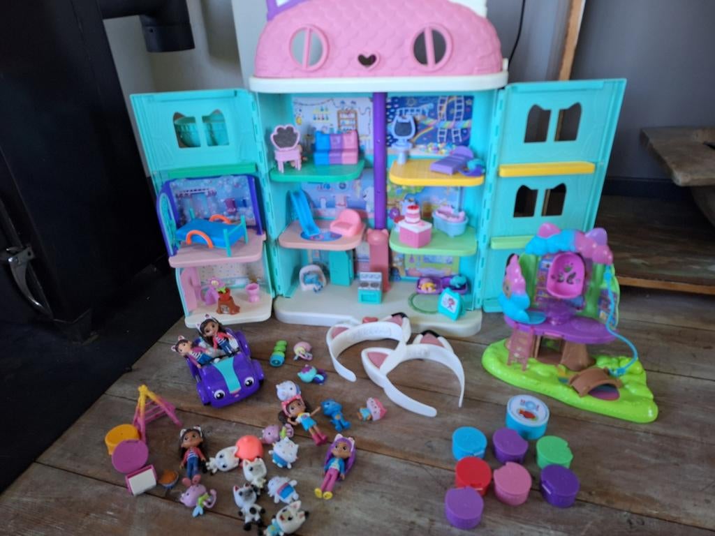 Gabby's Poppenhuis compleet met accessoires, Ophalen of Verzenden, Zo goed als nieuw, Overige typen
