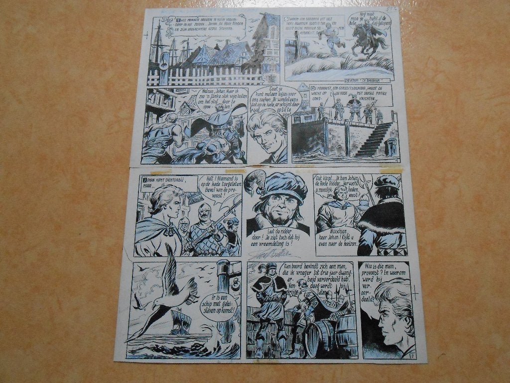 Rode ridder De barbaar + De galeislaaf 2004 HC startpagina., Willy Vandersteen, Eén stripboek, Nieuw, Ophalen of Verzenden