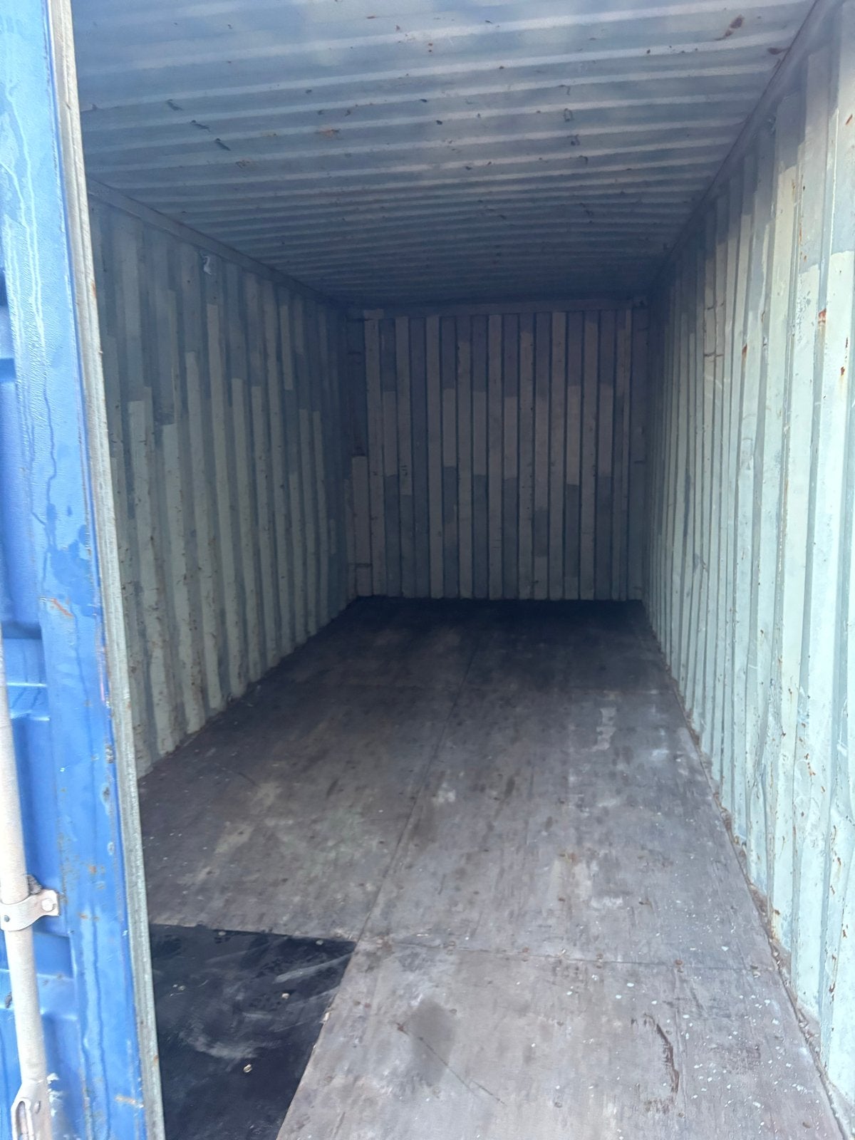 Gebruikte 20ft zeecontainer opslagcontainer bouwcontainer, Ophalen