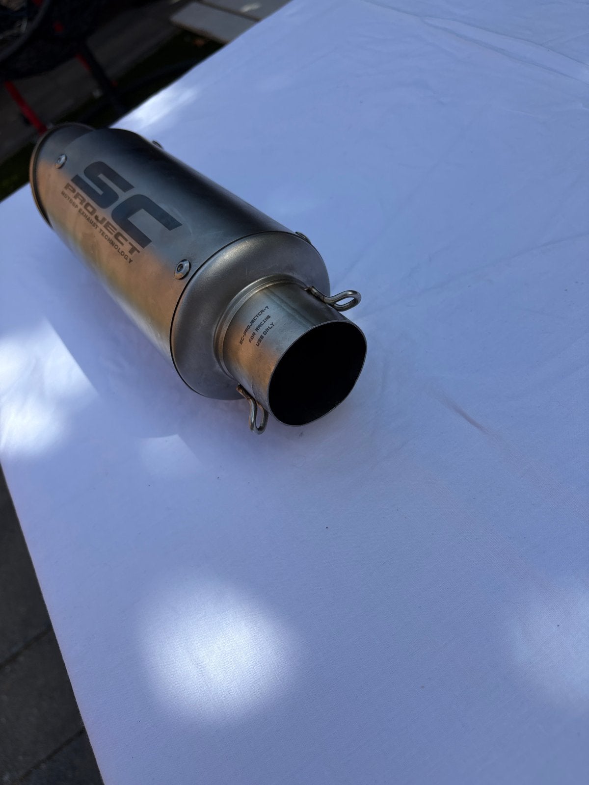 51mm Slip-on SC Project Imitatie Uitlaatdemper, Ophalen, Gebruikt
