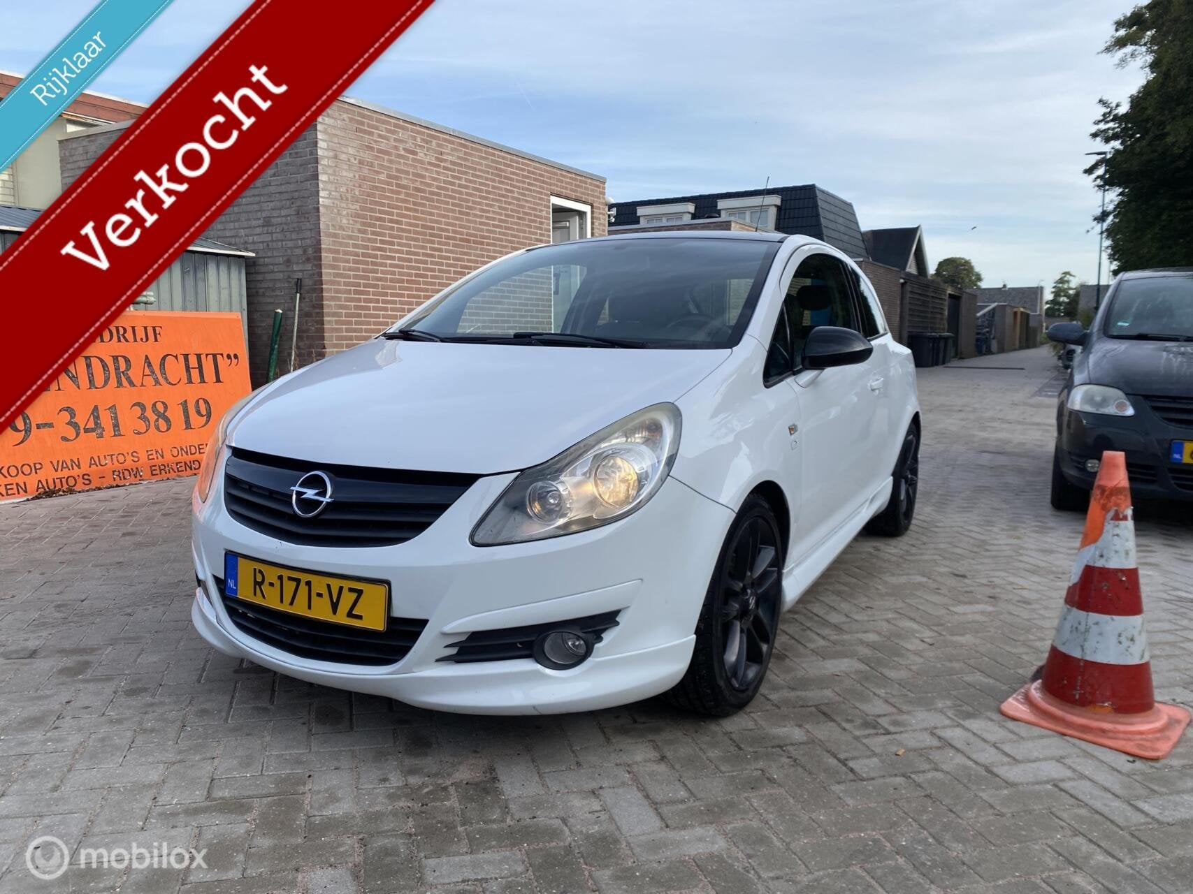 Opel Corsa 1.4-16V Business, Voorwielaandrijving, Gebruikt, 4 cilinders, Wit