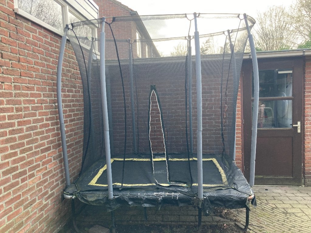 Gratis trampoline, Ophalen, Gebruikt