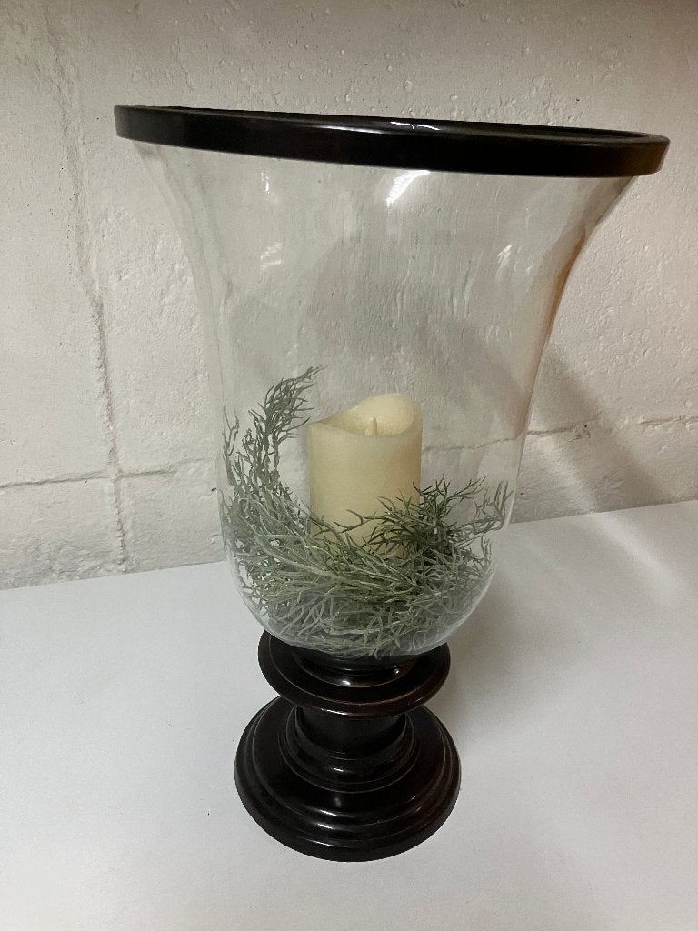 Windlicht, Huis en Inrichting, Woonaccessoires | Kandelaars en Kaarsen, Ophalen, Overige kleuren, 25 tot 50 cm, Zo goed als nieuw