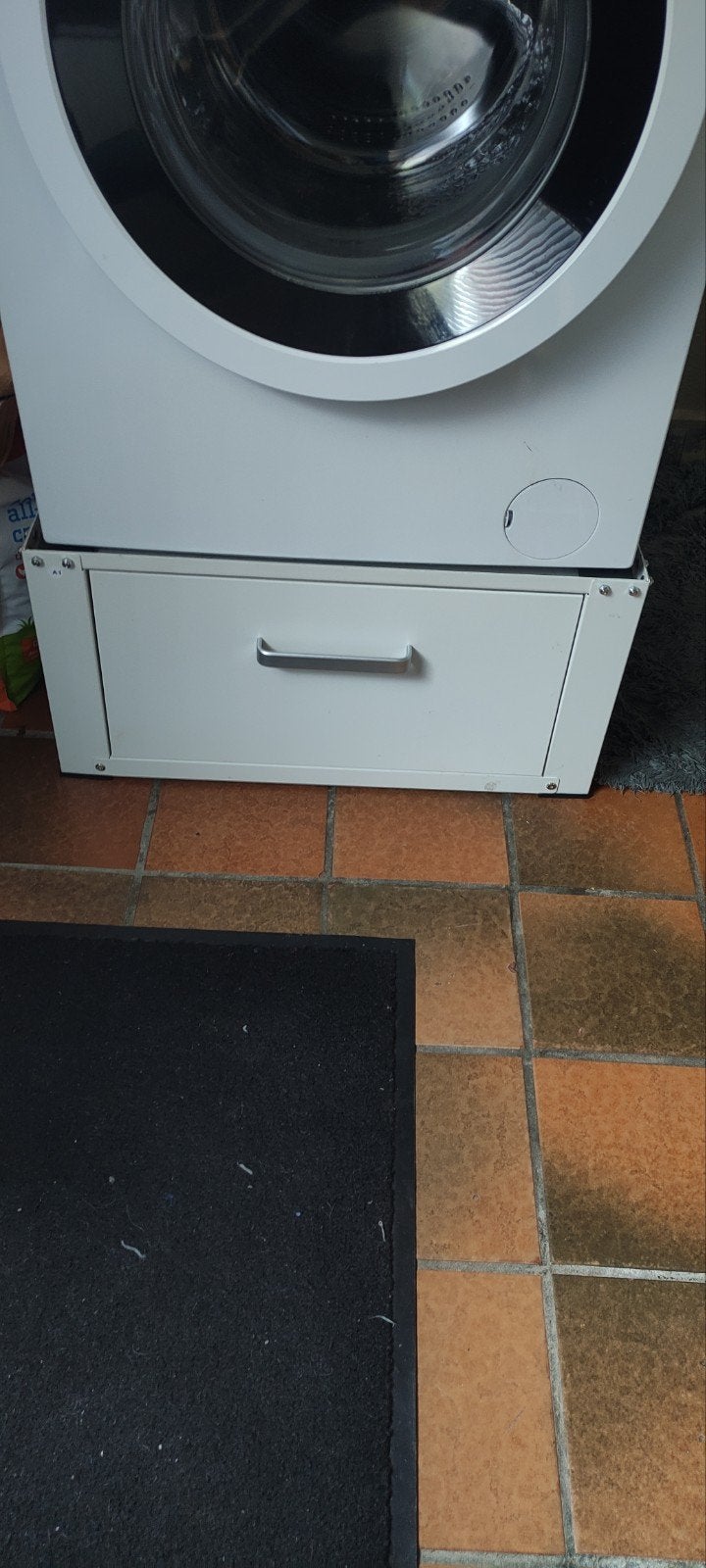 Wasmachine verhoger met opberglade - zo goed als nieuw, Ophalen of Verzenden, Zo goed als nieuw