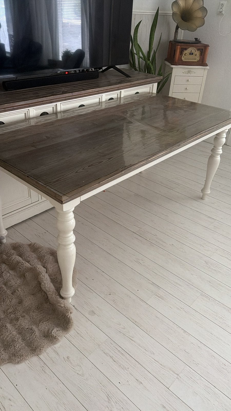 Eetkamertafel “fleur”, Ophalen, Gebruikt, 50 tot 100 cm, Landelijk