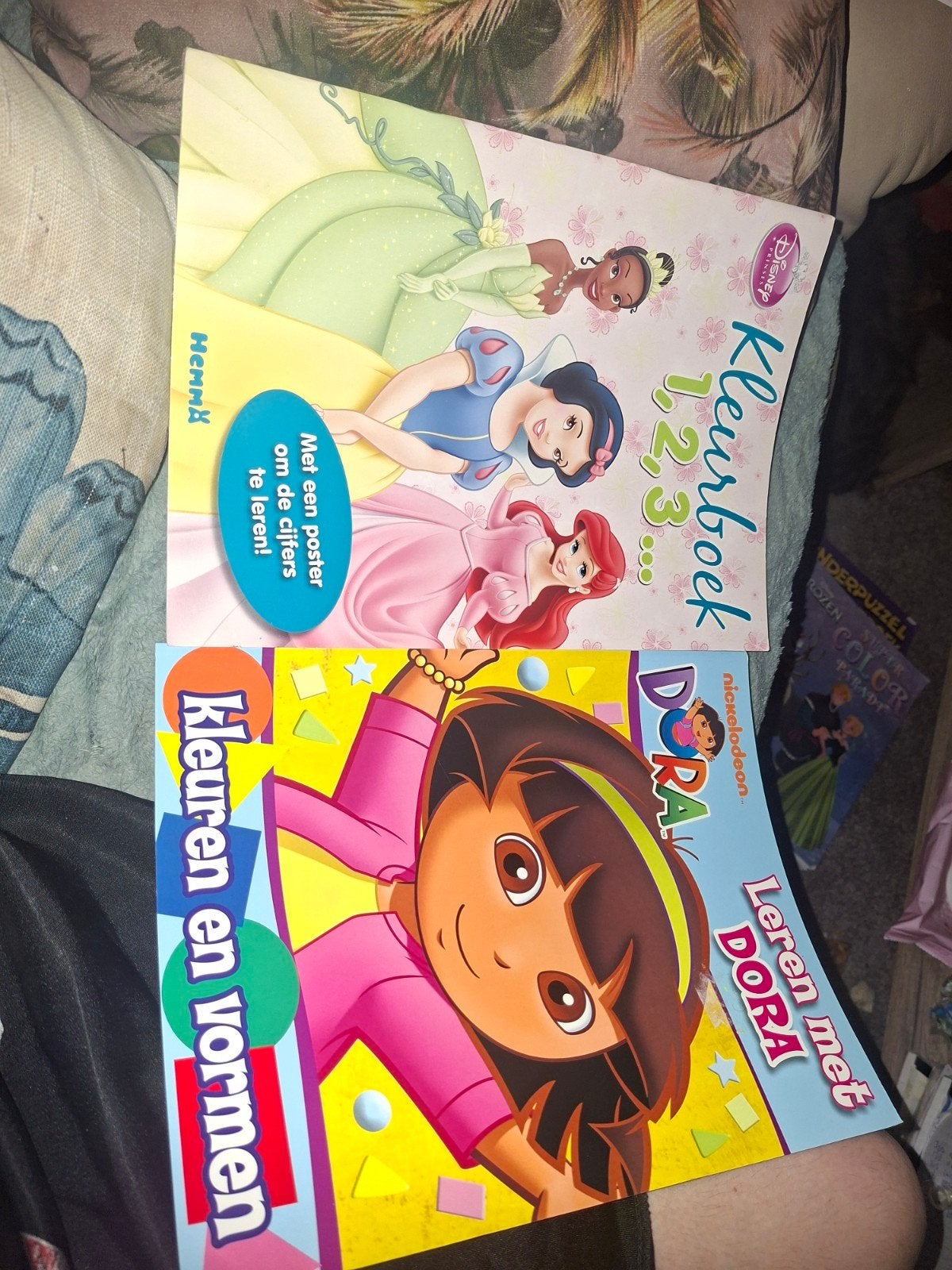 Disney Princess en dora leerboekjes, Kinderen en Baby's, Ophalen of Verzenden