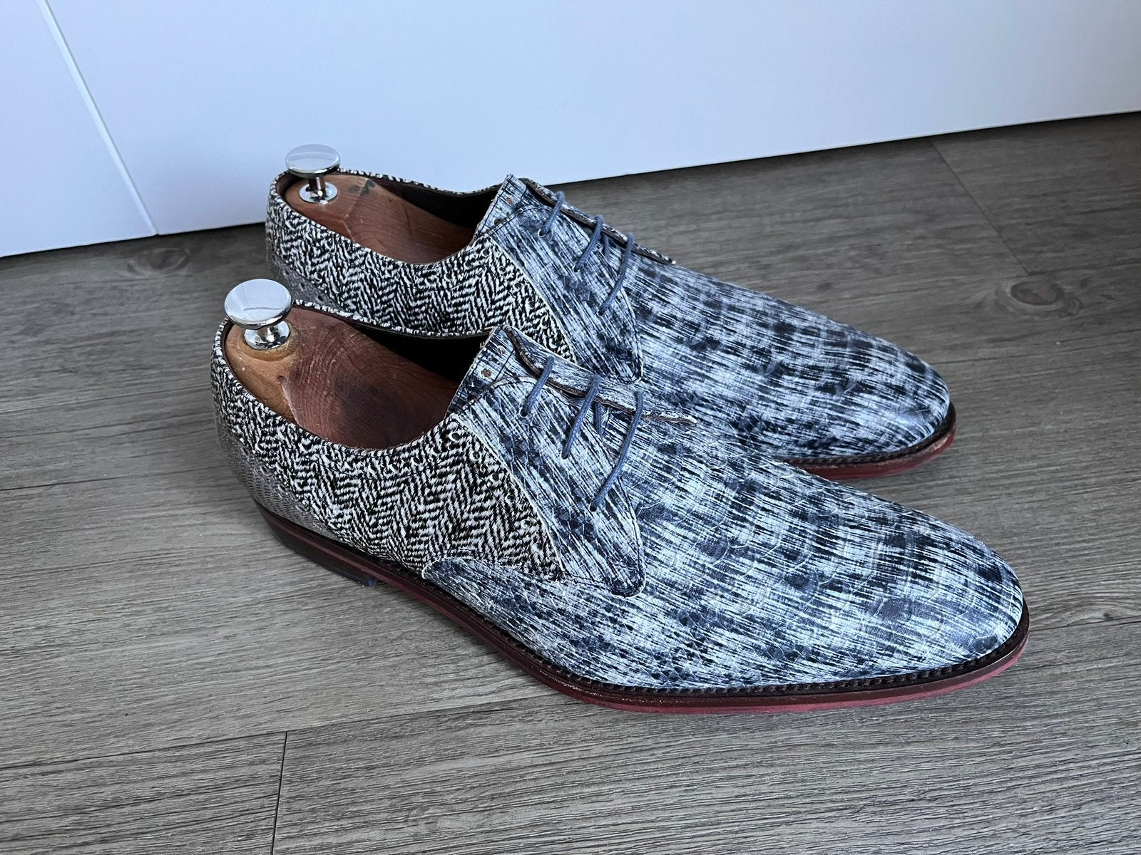 Floris van Bommel herenschoenen maat 7.5 / 41.5 als nieuw, Floris van Bommel, Overige kleuren, Floris van Bommel, Ophalen of Verzenden