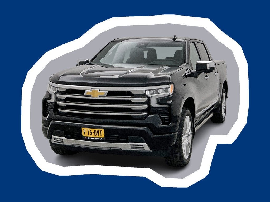 Chevrolet Silverado 1500 High country 6.2L V8 Vol opties Mem, Auto's, Chevrolet, Gebruikt, Met garantie (alle), 426 pk, Zwart