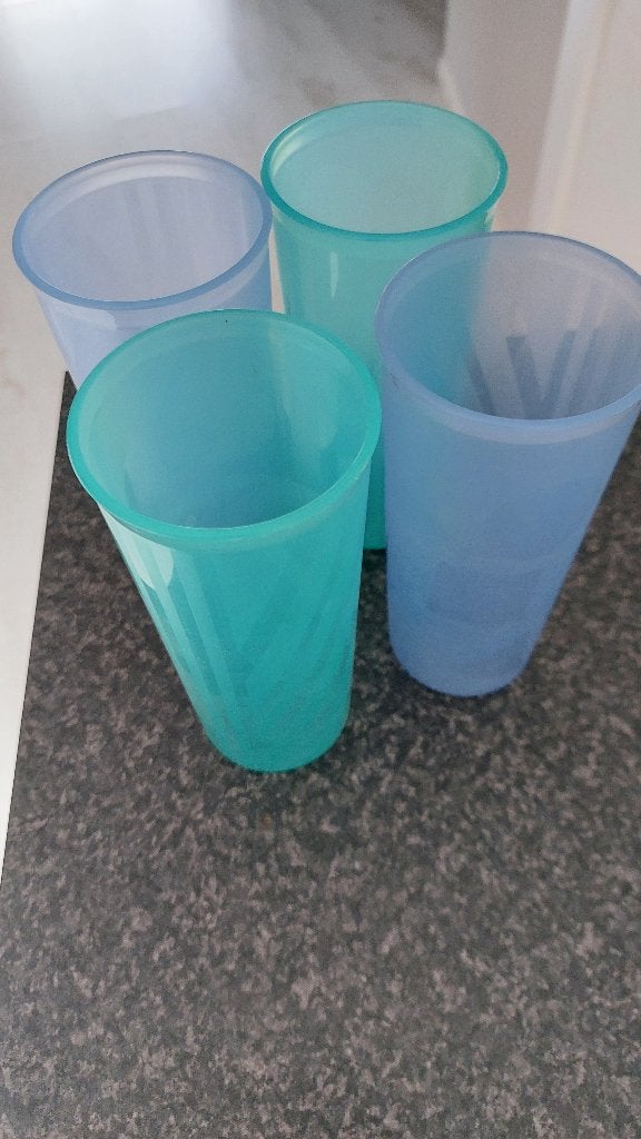 Tupperware, Verzenden, Gebruikt, Groen, Beker of Kan