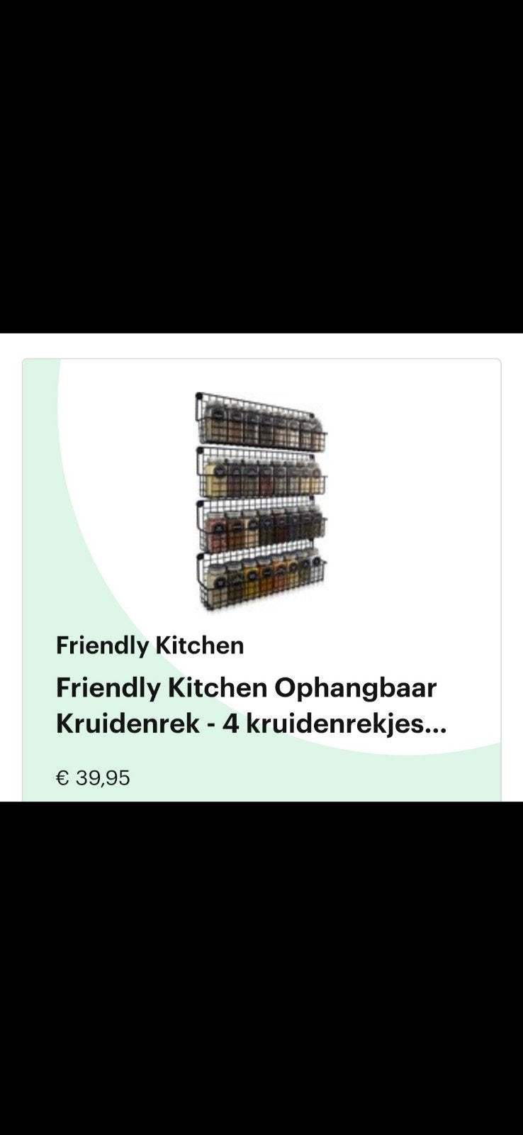 4x kruidenrek zwart, Ophalen, Nieuw, Glas, Overige stijlen