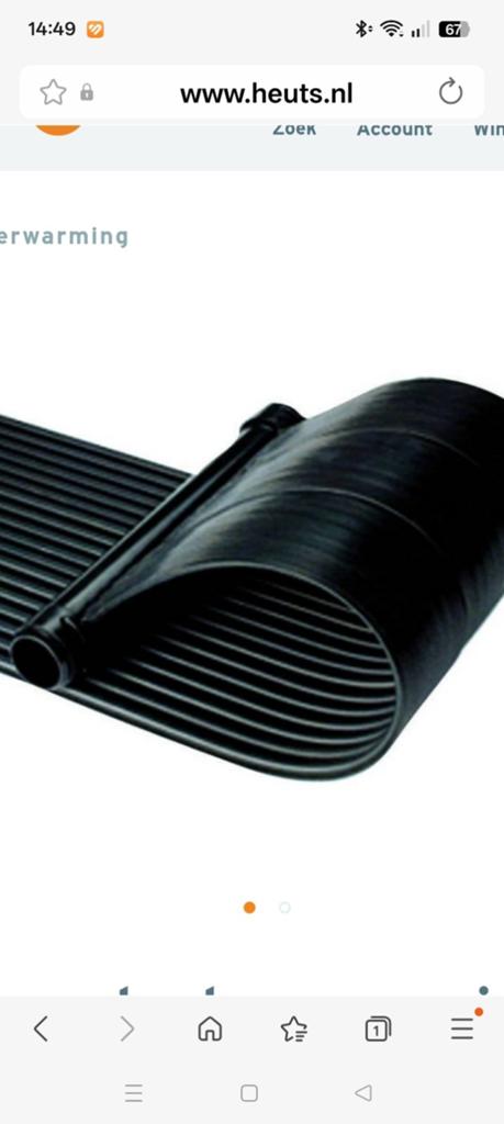 Zwembad verwarming Solar mat voor opzet zwembad., Tuin en Terras, Ophalen, Nieuw
