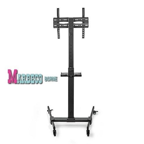 TV vloerstandaard, TV voet, Rijdbare TV standaard met rem, Nedis, Nieuw, Info@marbeco.nl, Ophalen of Verzenden