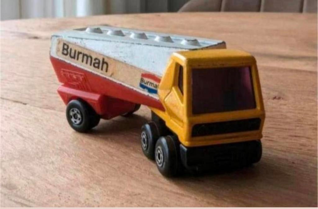 Matchbox Burmah Tank Truck nr. 11 – 1973 – Made in England, Ophalen of Verzenden, Gebruikt, Bus of Vrachtwagen