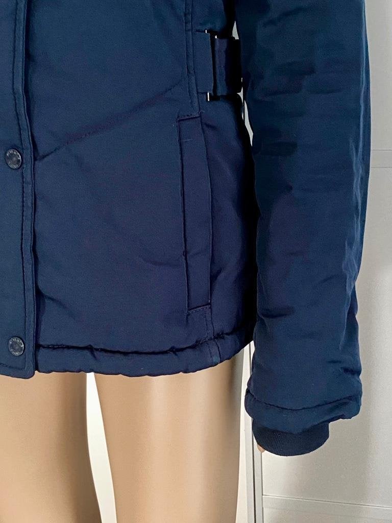 i556 Attentif maat 38=M jas winterjas jack puffer d-blauw, Kleding | Dames, Jassen | Winter, Maat 38/40 (M), Blauw, Ophalen of Verzenden