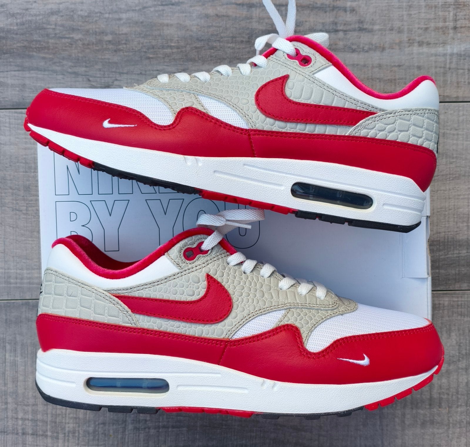 Nike Air Max 1 NBY Anni Croc 44.5, Overige kleuren, Nike, Nieuw, Ophalen of Verzenden