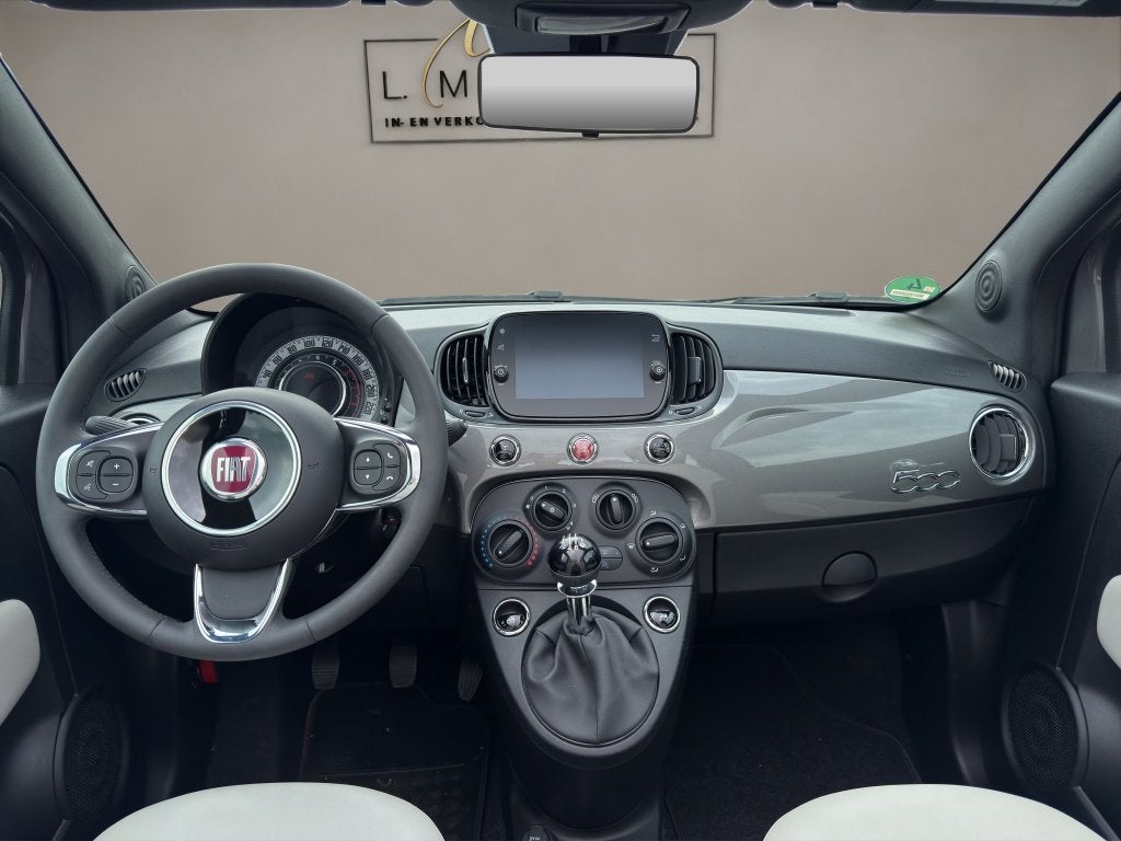 Fiat 500C 1.0 Hybrid Dolcevita 2022 GRIJS | Cabriolet | Lede, Keurmerk '100% Onderhouden', Gebruikt, Euro 6, Cabriolet