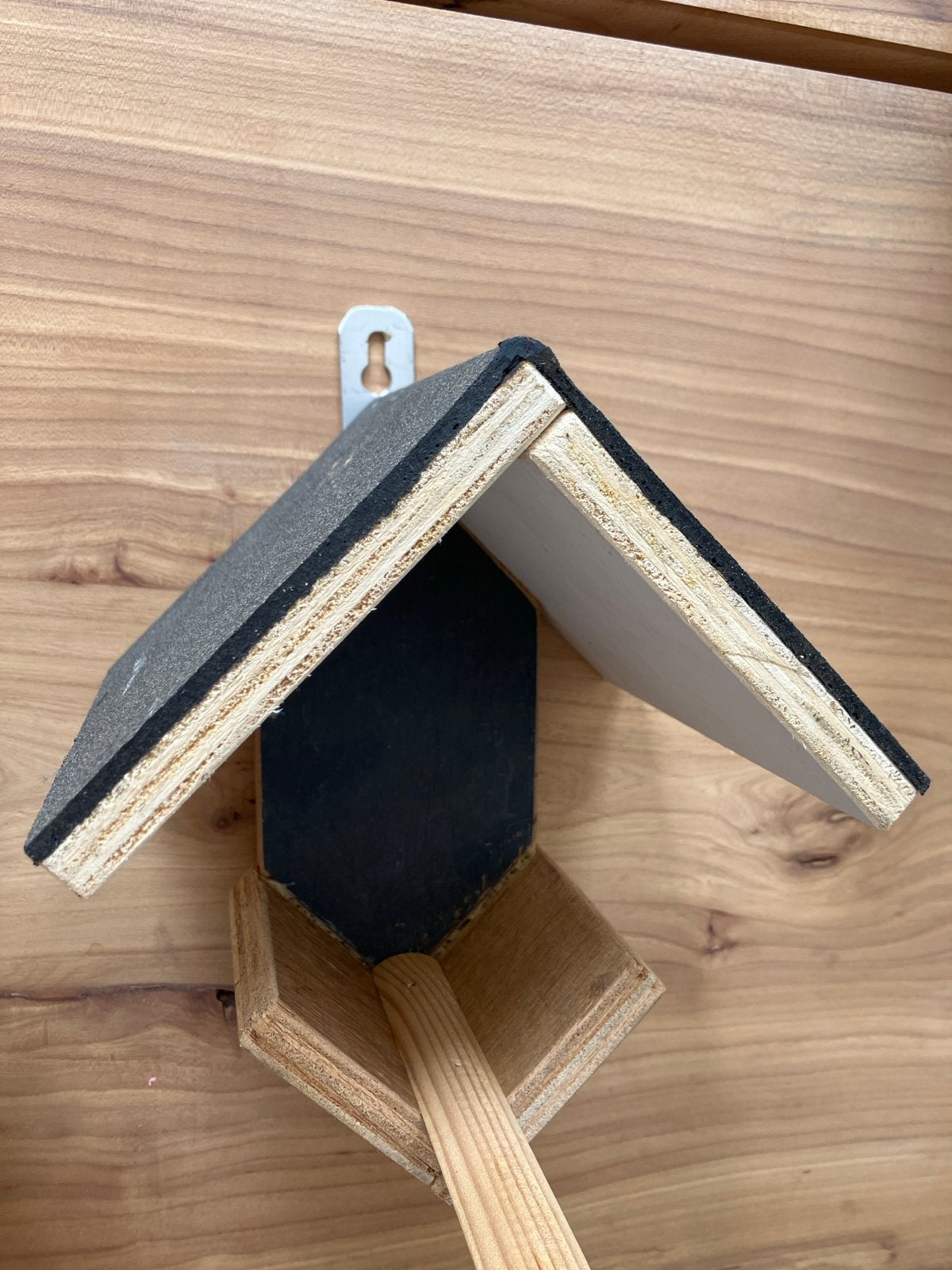 Houten Vogelhuisje / Voederhuisje voor Tuin, Ophalen of Verzenden, Gebruikt