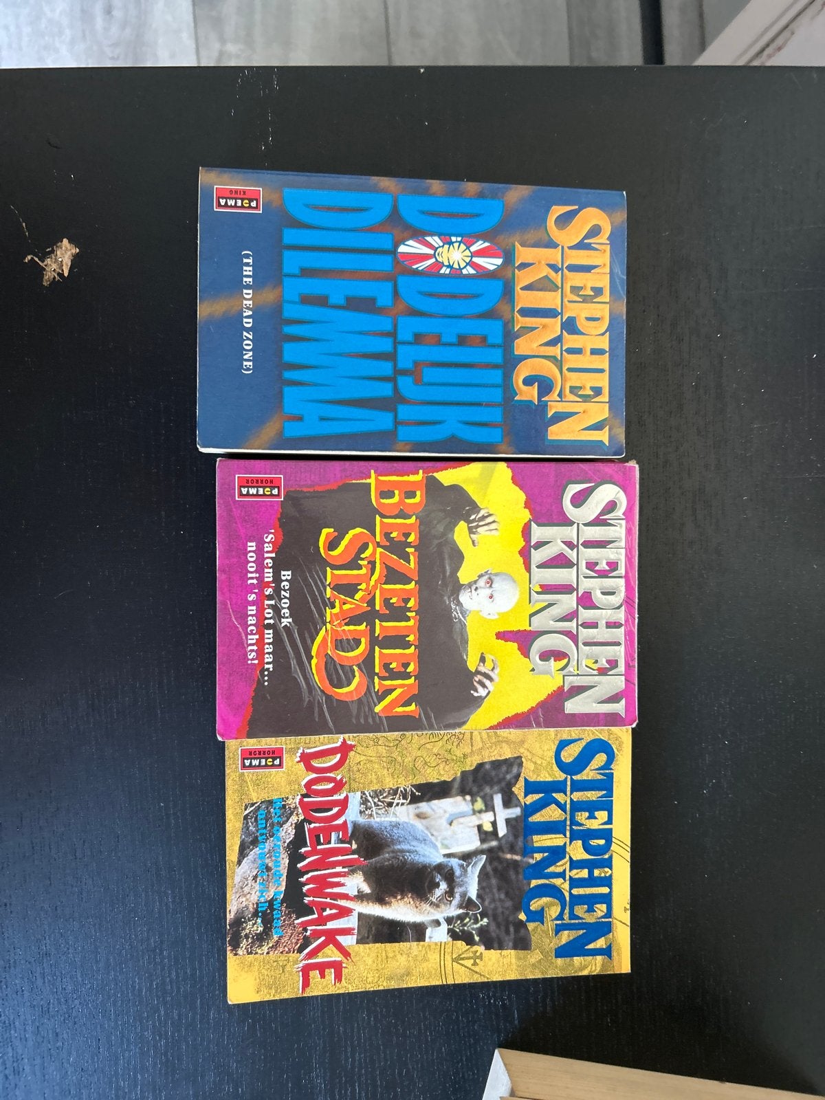 Stephen King Boeken: Dodelijke Dilemma, Bezeten Stad, Dodenw, Boeken, Ophalen of Verzenden, Gelezen