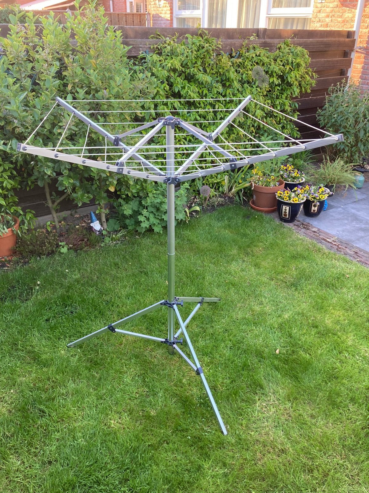 Opvouwbare droogmolen ideaal voor camping, Tuin en Terras, Droogmolens en Wasrekken, Ophalen, Zo goed als nieuw, Droogmolen