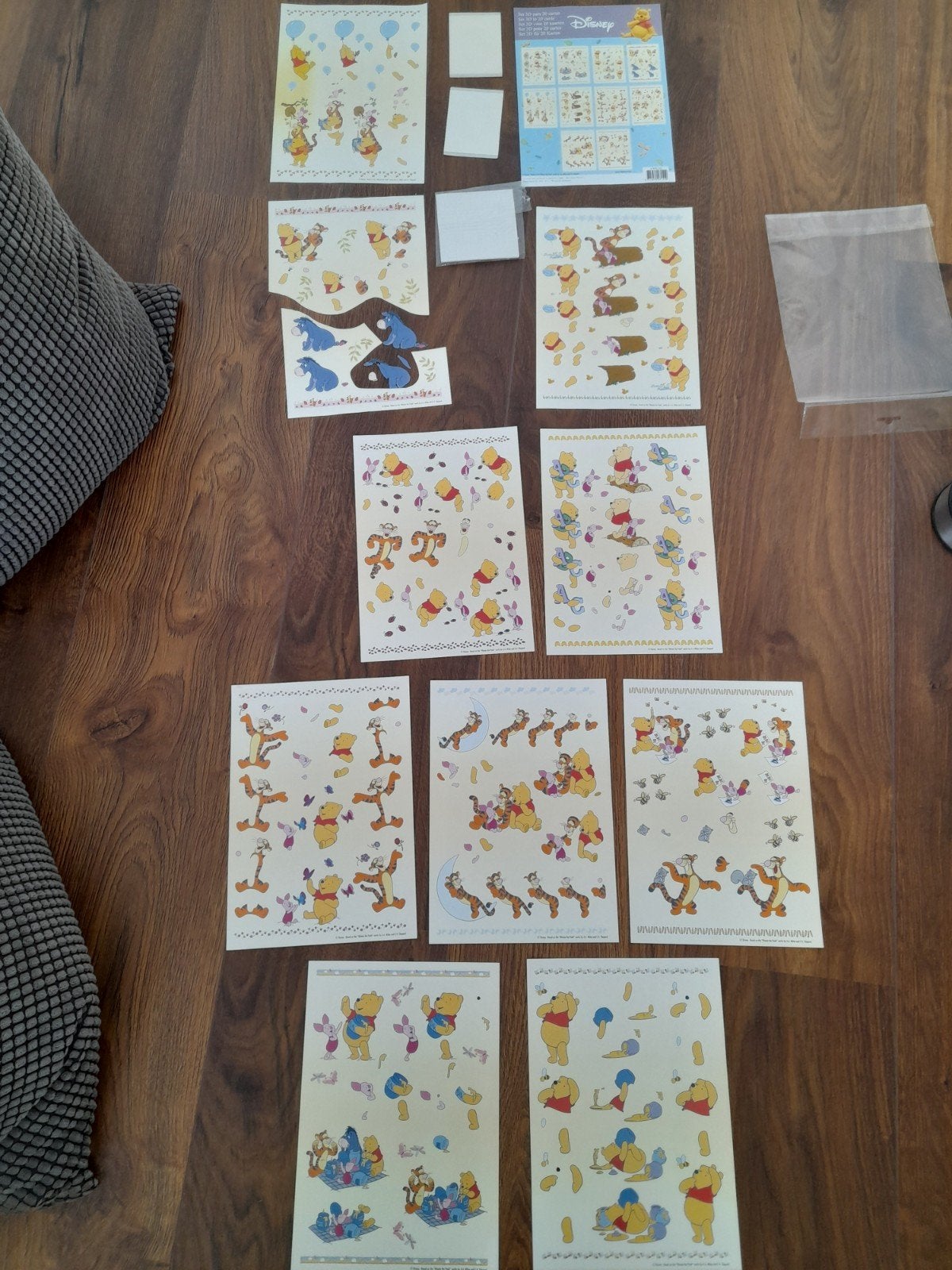Kaartenmaakset Winnie the Pooh, Ophalen of Verzenden, Zo goed als nieuw, Disney, Knipvel