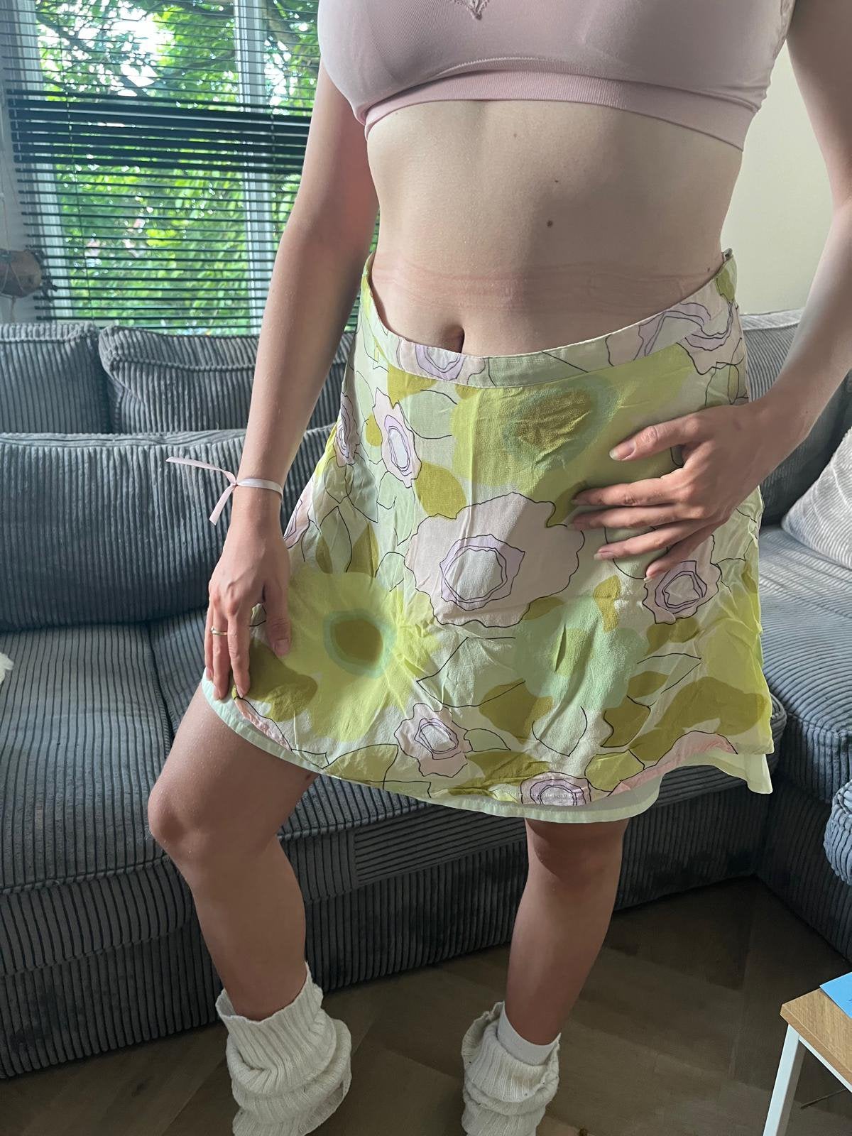 Summer floral skirt, Meerkleurig, Ophalen of Verzenden, Zo goed als nieuw, Maat 36 (S)