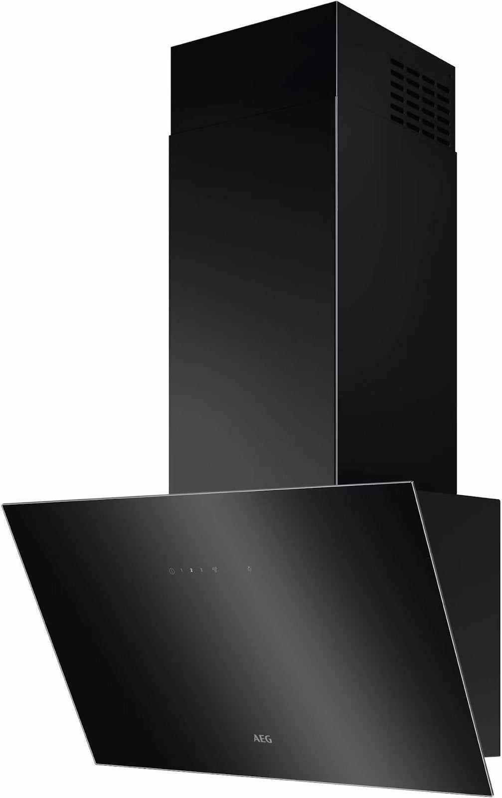 AEG Wandschouwkap DVE5960HB - Zwart, 59.6 cm breed, Witgoed en Apparatuur, Afzuigkappen, Nieuw, Vrijstaand, Wandschouwkap, 400 tot 600 m³ per uur