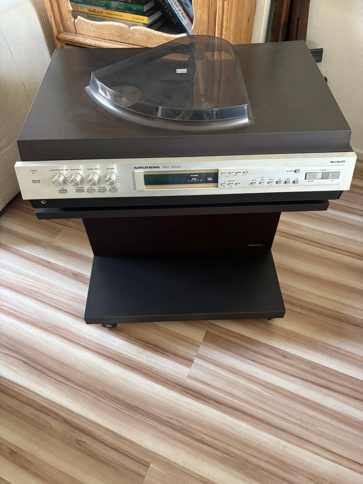 Grundig RPC 2500 vintage  stereoset inc Din 45500 speakers, Gebruikt, Ophalen of Verzenden, Microset, Tuner of Radio