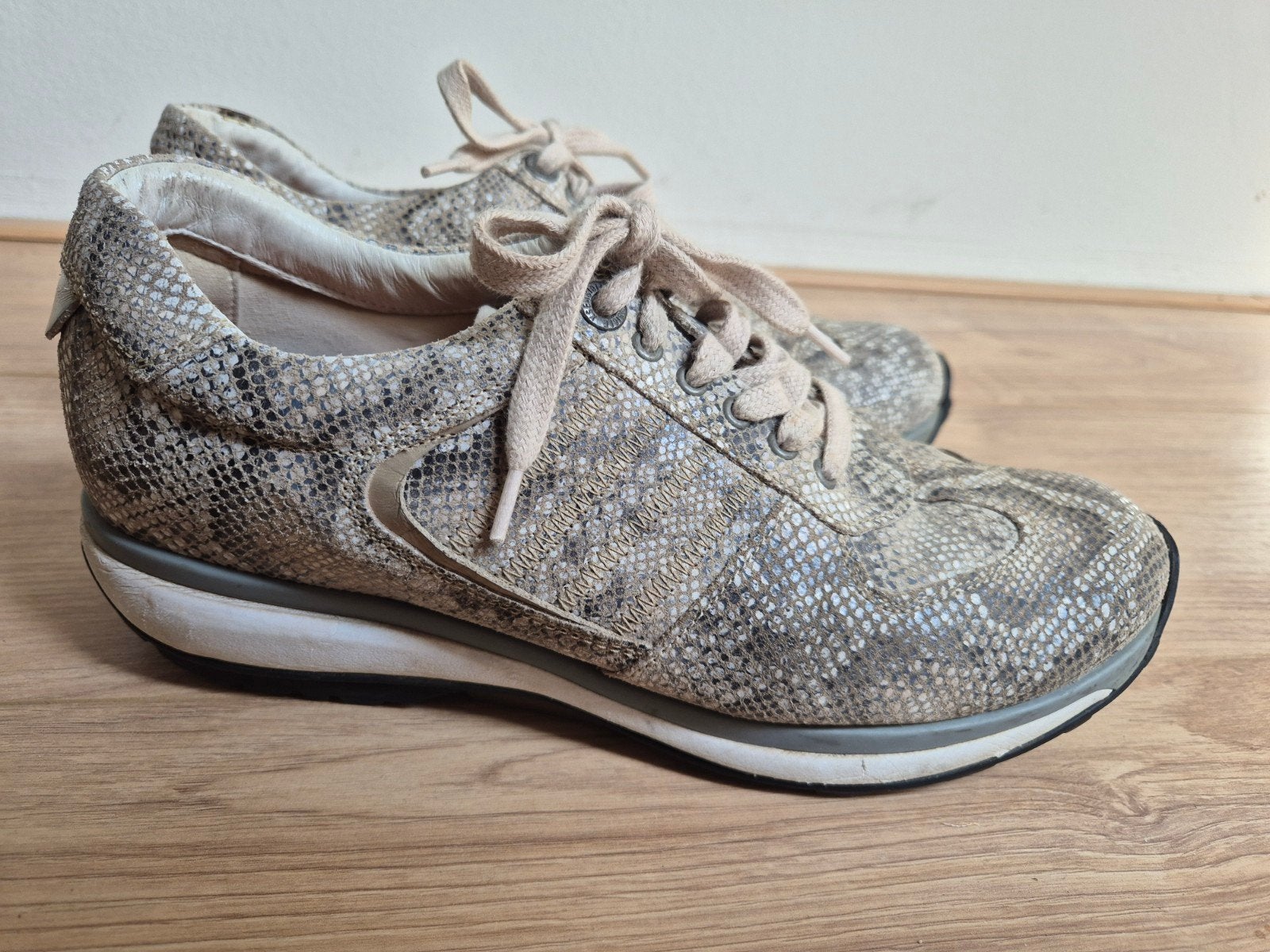 Xsensible Stretchwalker sneakers maat 41 G - Slangenprint, Xsensible, Overige kleuren, Ophalen of Verzenden, Sneakers of Gympen