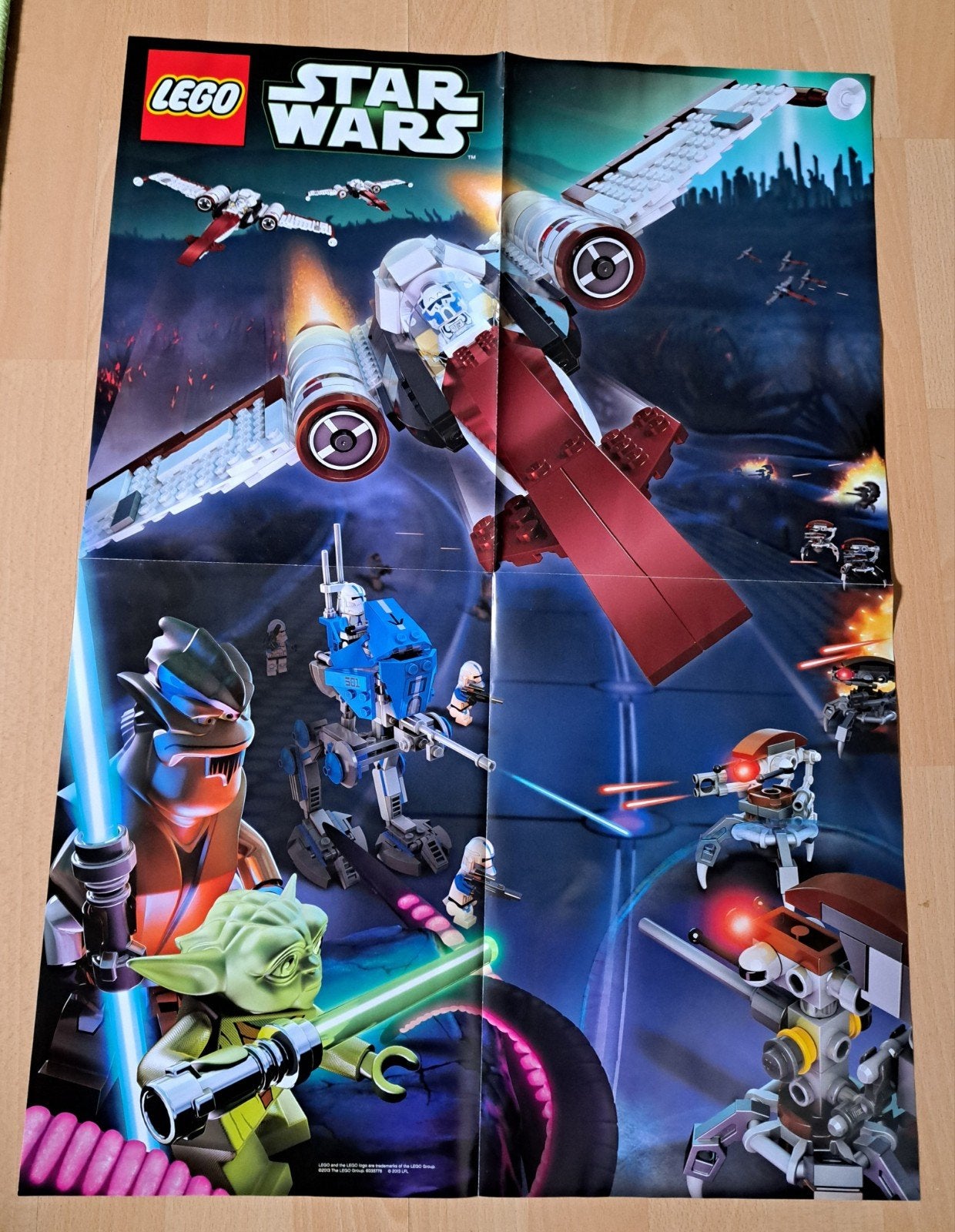 Originele LEGO Star Wars Poster (2013) – Clone Wars / Umbara, Star Wars, Lego, Overige typen, Ophalen of Verzenden