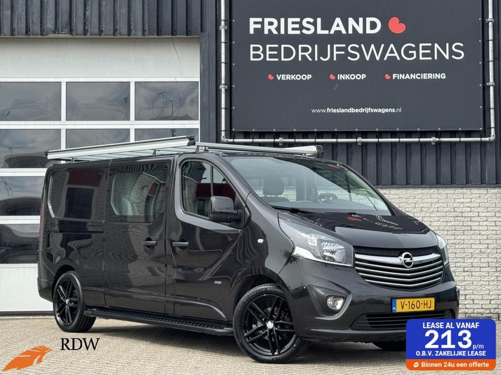 Opel Vivaro 1.6 CDTI L2H1 Edition Dubbele Cabine Trekhaak/Cr, Auto's, Bestelauto's, Voorwielaandrijving, Stof, Gebruikt, 2000 kg