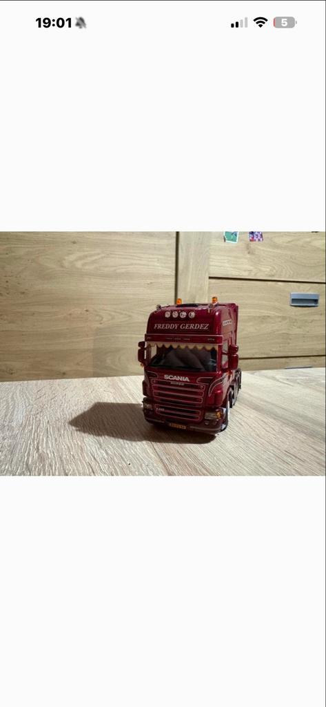 Scania Super 440 Freddy Gerdez modeltruck, Ophalen of Verzenden, Zo goed als nieuw, Overige merken
