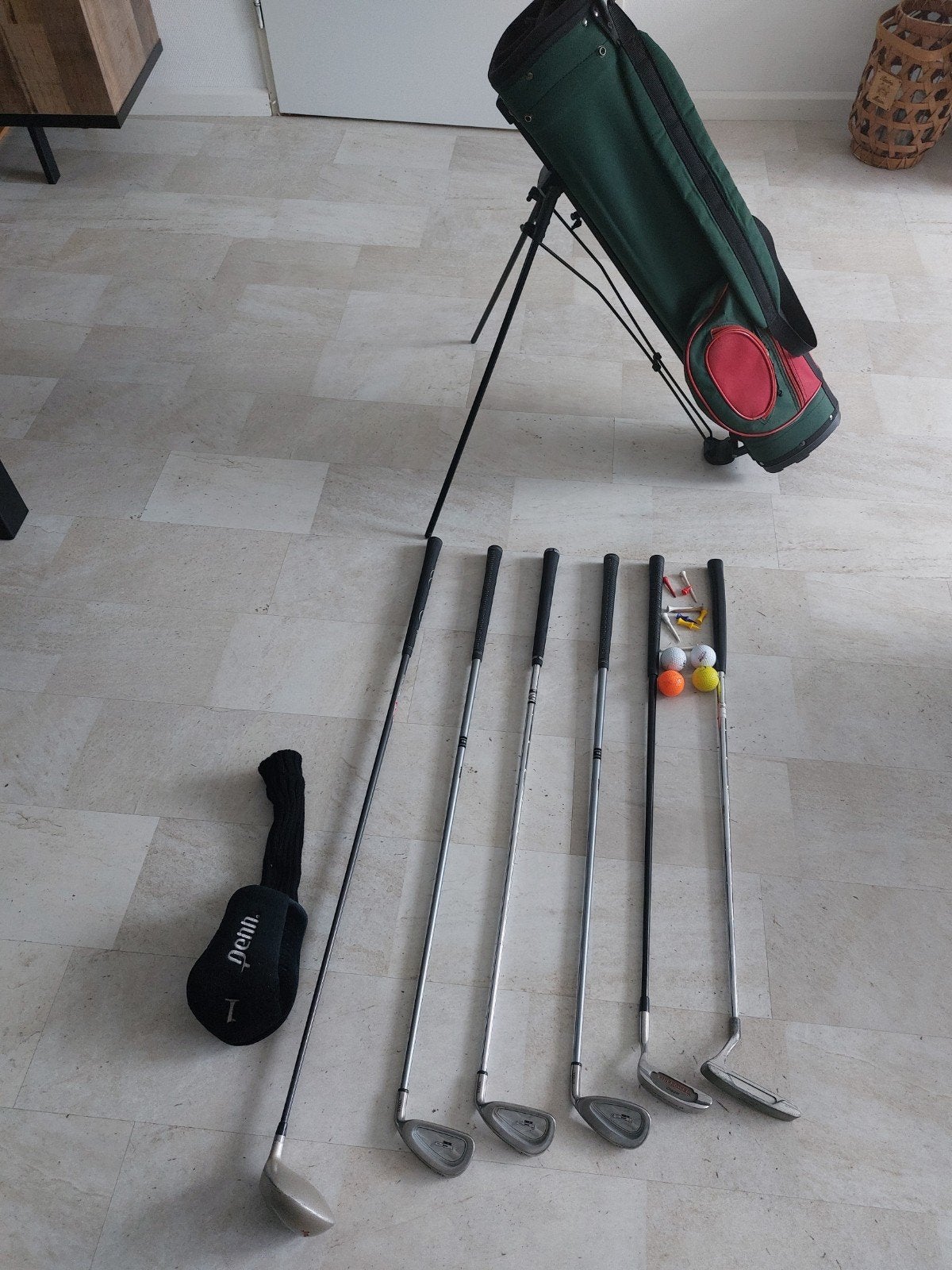 Halve Golfset Heren Rechtshandig met Tas, Ophalen of Verzenden, Gebruikt, Set, Overige merken