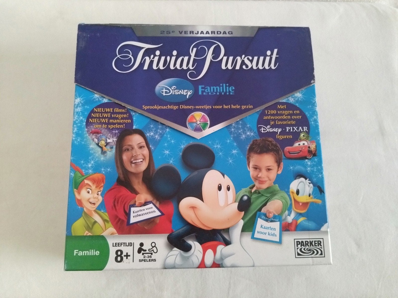Trivial Pursuit Disney Familie Editie - 25e Verjaardag, Hobby en Vrije tijd, Gezelschapsspellen | Bordspellen, Vijf spelers of meer