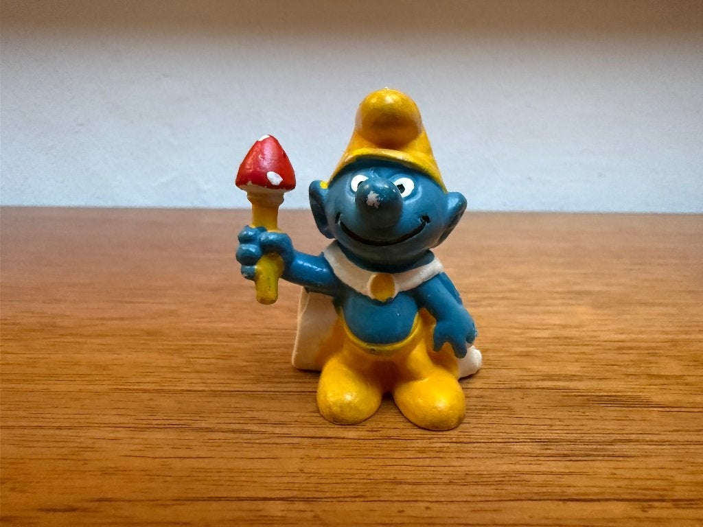 Koning Smurf, Verzamelen, Smurfen, Gebruikt, Poppetje, Figuurtje of Knuffel, Overige Smurfen, Ophalen of Verzenden