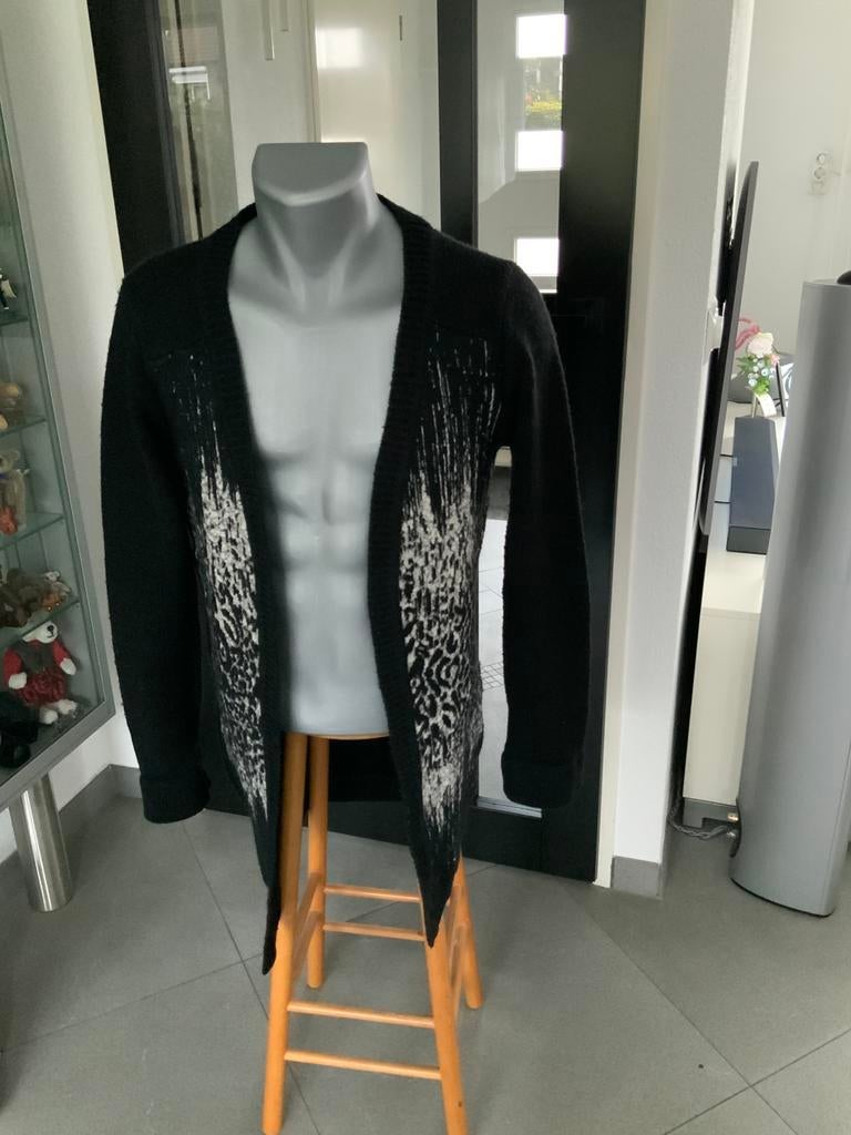 Zwart dames vest van het merk Juff. Jansen uit Amsterdam. M, Ophalen of Verzenden, Zo goed als nieuw, Maat 38/40 (M), Zwart