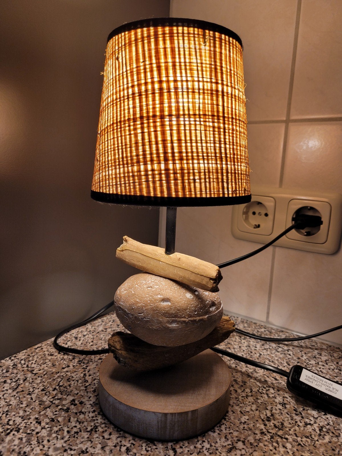 Tafellamp, Huis en Inrichting, Beige, Overige merken, E14 (klein), Ophalen of Verzenden