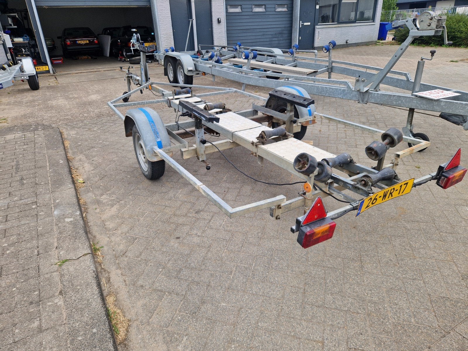 Atlanta kanteltrailer met een 1000KG as en kenteken  !!!, Ophalen, Minder dan 1500 kg, Gebruikt, Overige typen