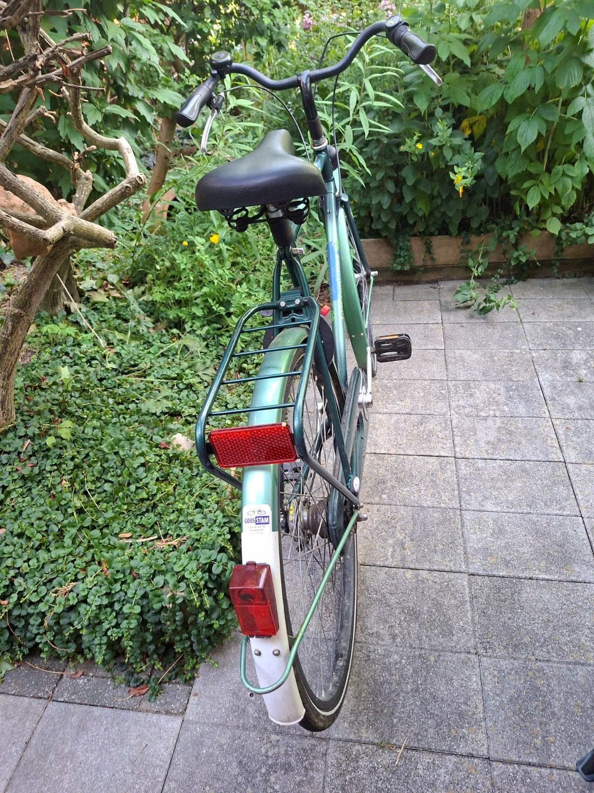 Locomotief herenfiets - Groen, Ophalen of Verzenden, Gebruikt, Overige merken
