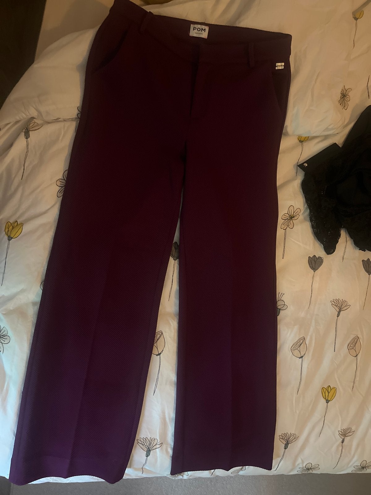 POM Amsterdam broek maat 38, Ophalen of Verzenden, Nieuw, Maat 38/40 (M), Paars