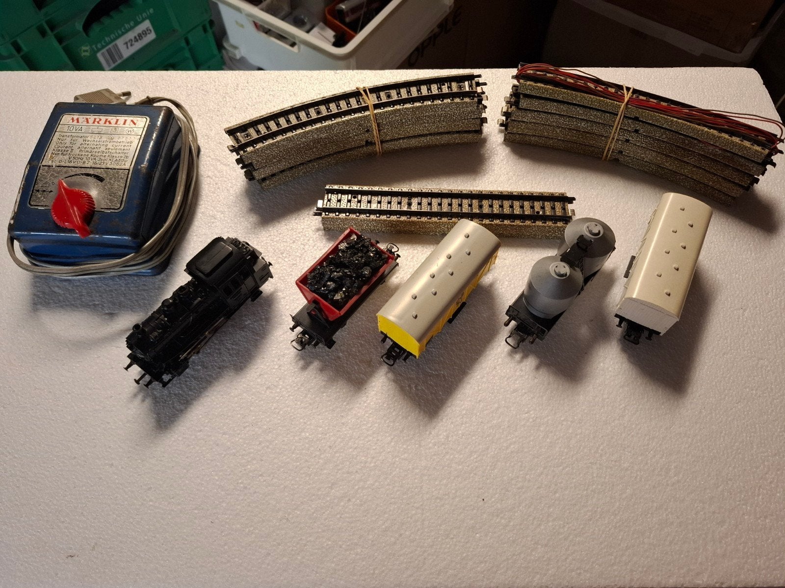 Marklin begin set met tunnel in ho, Hobby en Vrije tijd, Modeltreinen | H0, Wisselstroom, Ophalen of Verzenden, Analoog, Märklin
