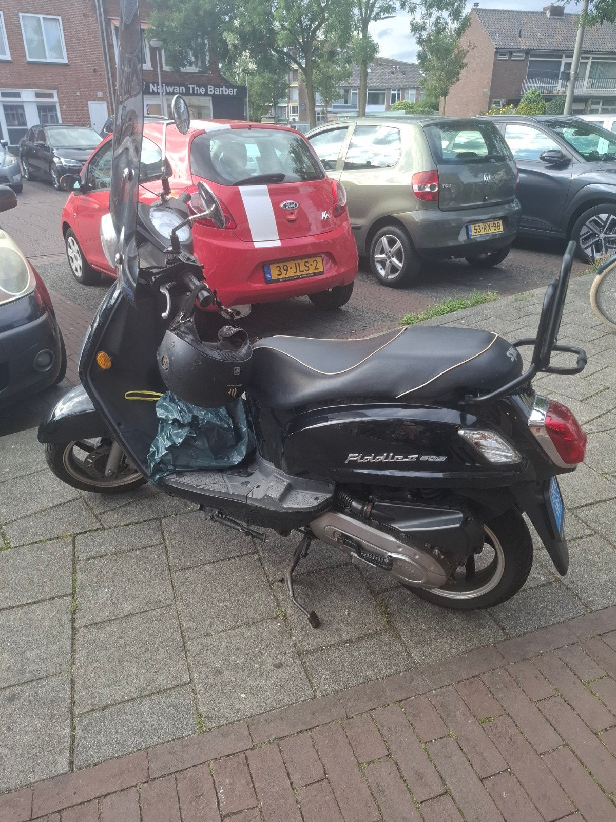sym fiddle2, Ophalen, Benzine
