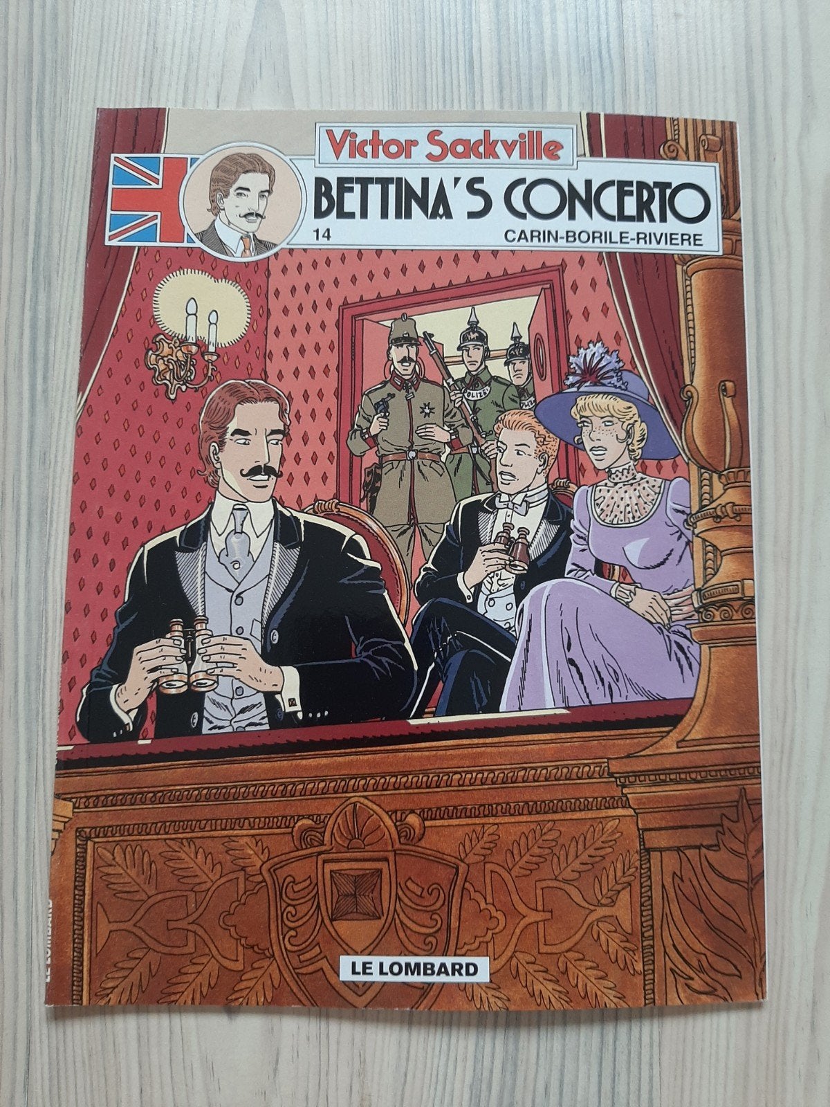 Victor Sackville - Bettina's Concerto - Stripboek, Eén stripboek, Ophalen of Verzenden, Gelezen, Carin-Borile-Riviere