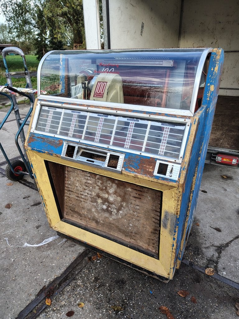 Seeburg 100A (1948) jukebox /opknapper !!, Verzamelen, Ophalen, 1950 tot 1960, Seeburg