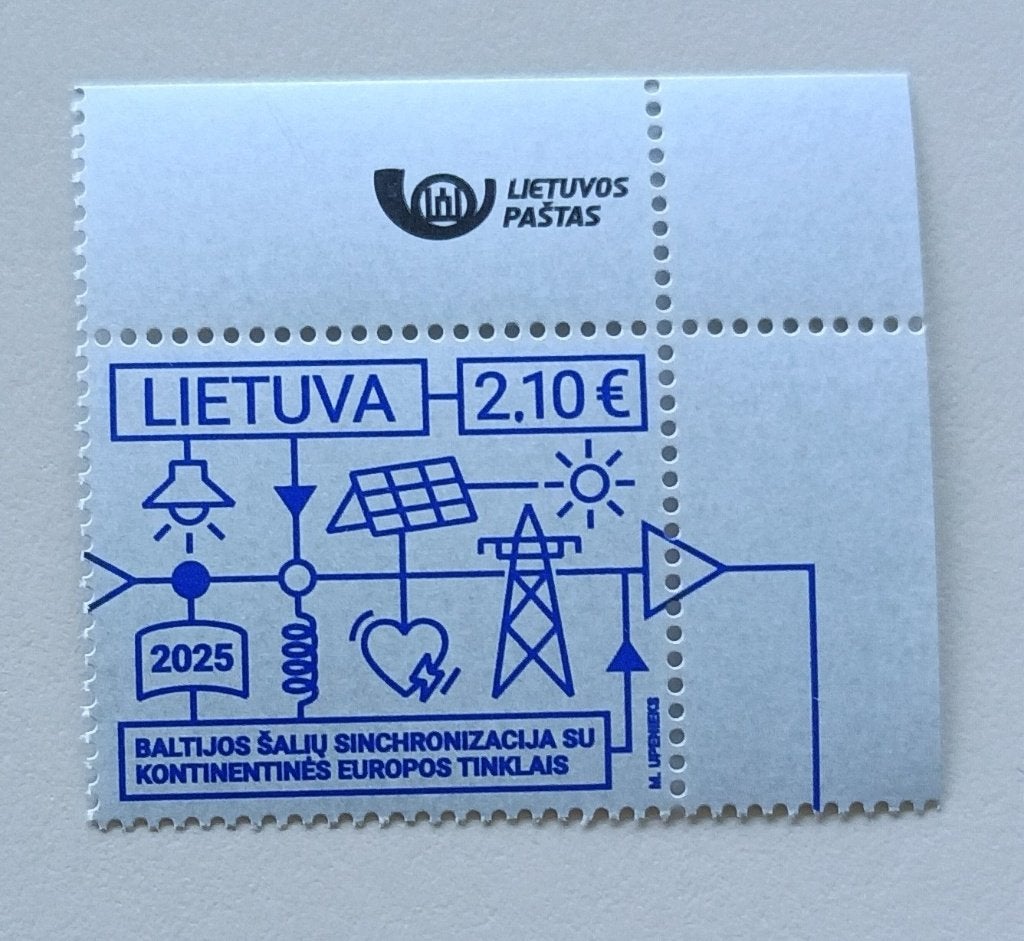Litouwen 2025 Synchronisatie  Baltische staten netwer Europa, Ophalen of Verzenden, Overige landen, Postfris