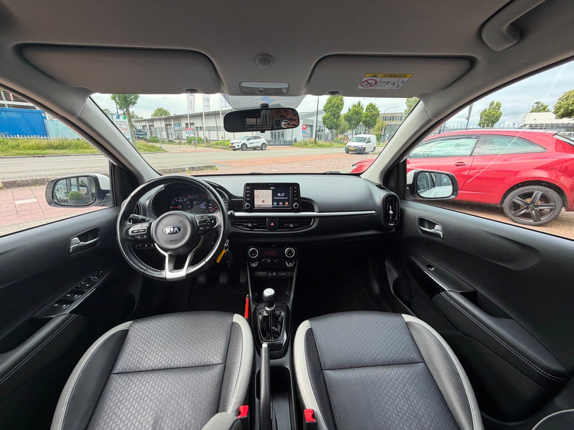 Kia Picanto 1.0 CVVT Design ed. Leder|Cruise|NAV|Cam|Carplay, Voorwielaandrijving, 12 maanden, Gebruikt, Euro 6