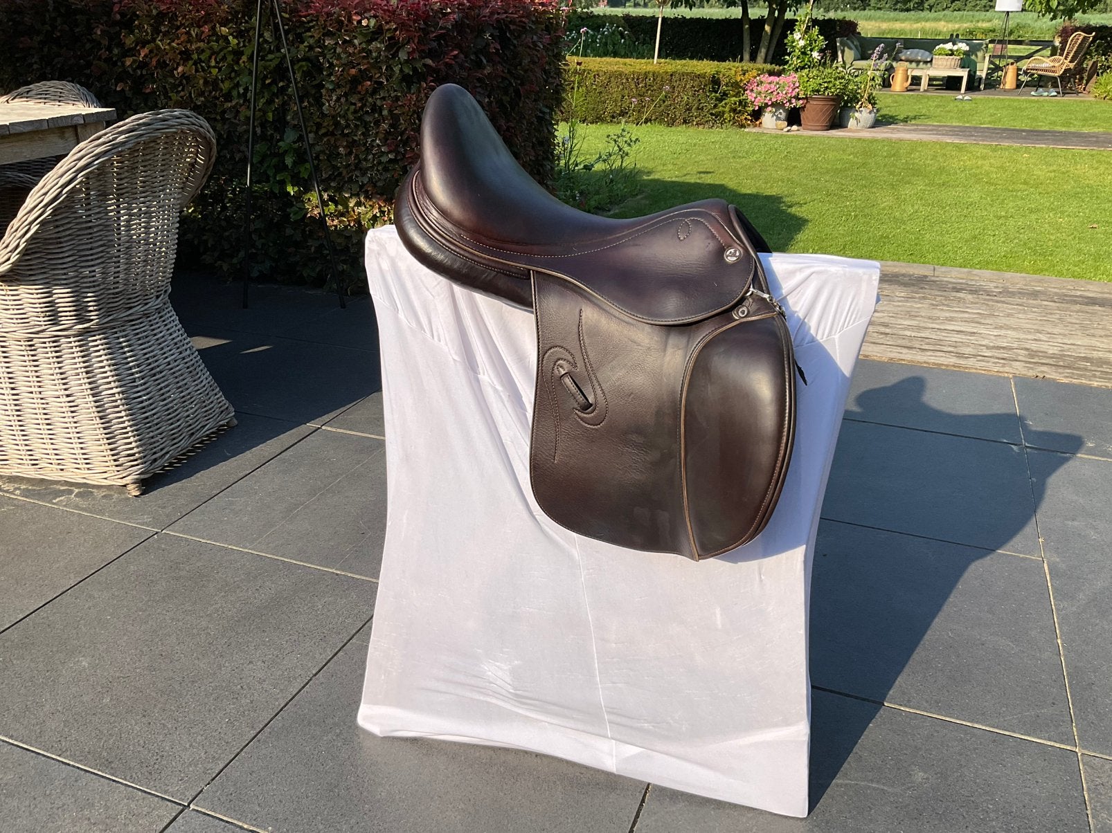 Prestige Venus VS 18” / 32” (30”-34”) veelzijdigheidszadel, Ophalen of Verzenden, Zo goed als nieuw, Dressuur